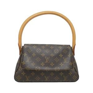 LOUIS VUITTON Brown Monogram Mini Looping Shoulder Bag